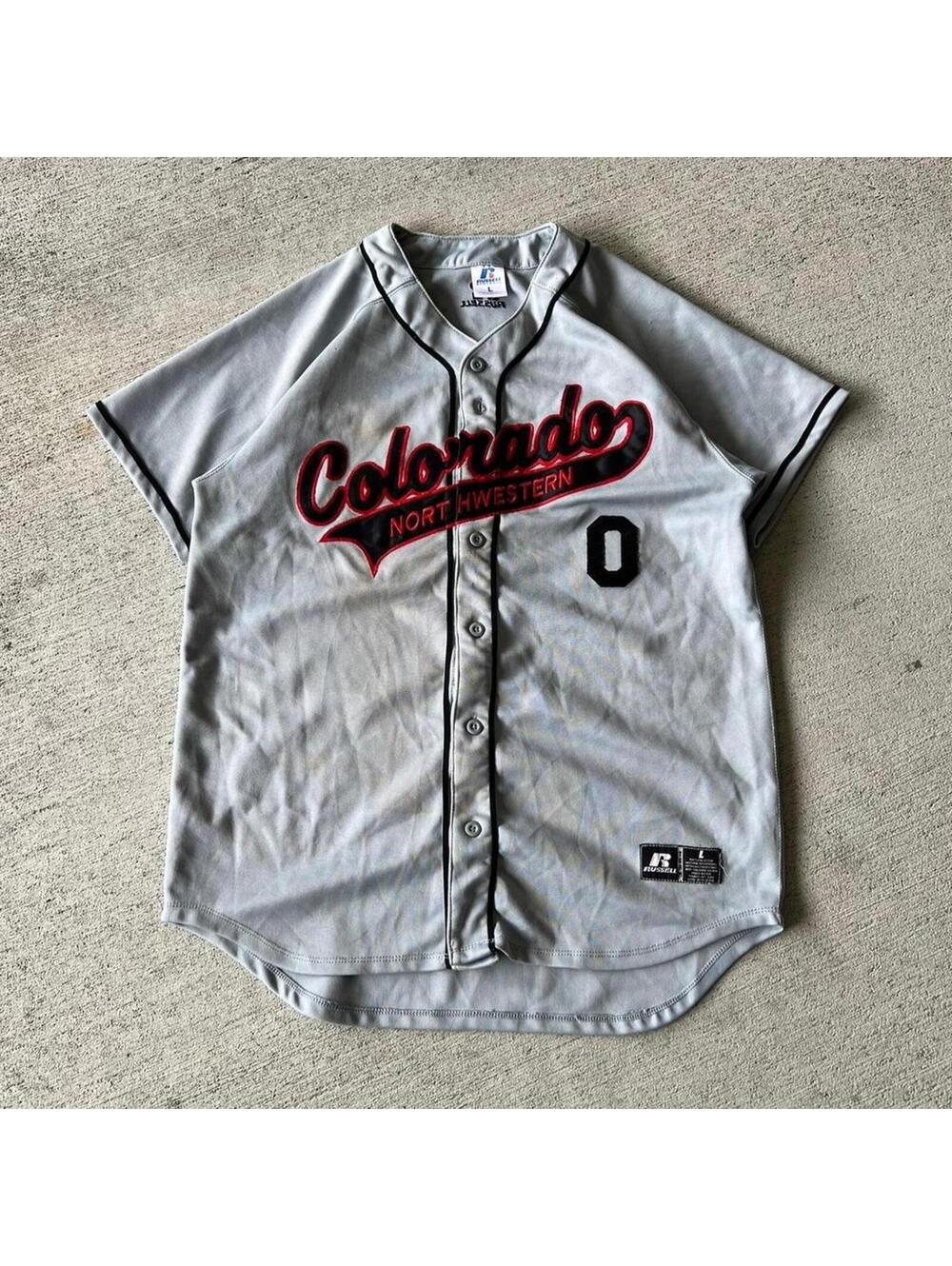 2000s Russell Athletic grey Colorado Northwestern Jersey